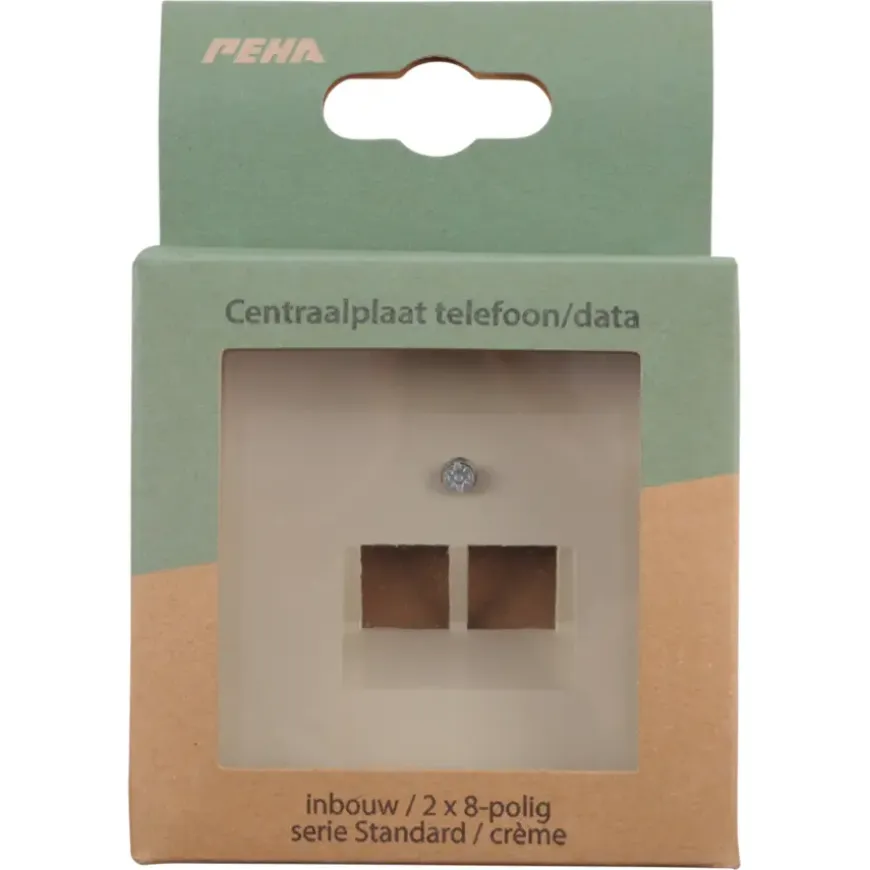 Peha Standard Centraalplaat UTP crème