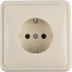 PEHA Standard stopcontact geaard crème