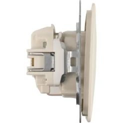 PEHA Standard stopcontact geaard crème