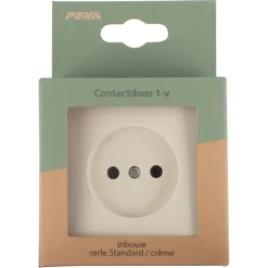 PEHA Stopcontact Standaard Crème