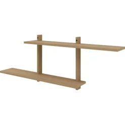 Duraline Pekodom wandplank dubbel naturel 80x16x40 cm