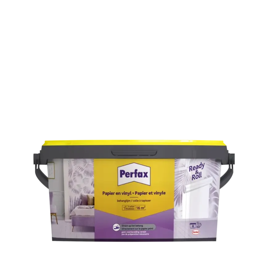 Perfax Ready & Roll behanglijm papier en vinyl 2,25 kg