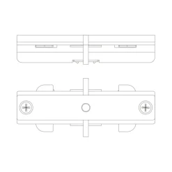 Philips EasyLink I-vormige connector railverlichting zwart