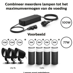 Philips Hue voedingskabel voor buiten 100W