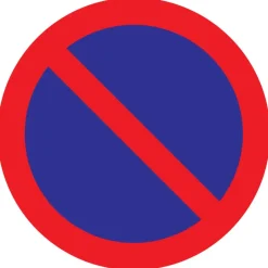 Pickup bord parkeerverbod Ø 30 cm