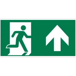 Pickup bord vluchtweg naar boven 15x30 cm