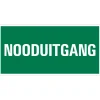 Pickup bord vluchtweg nooduitgang 15x30 cm