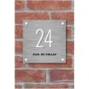 Pickup 3D Home plaat wit acrylaat 3 mm 15 x 15 cm