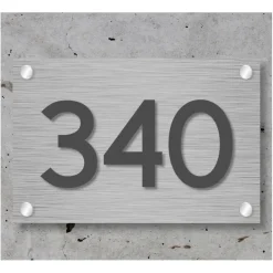 Pickup 3D Home plaat wit acrylaat 3 mm 10 x 15 cm