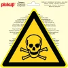 Pickup pictogram giftige stoffen 20 cm