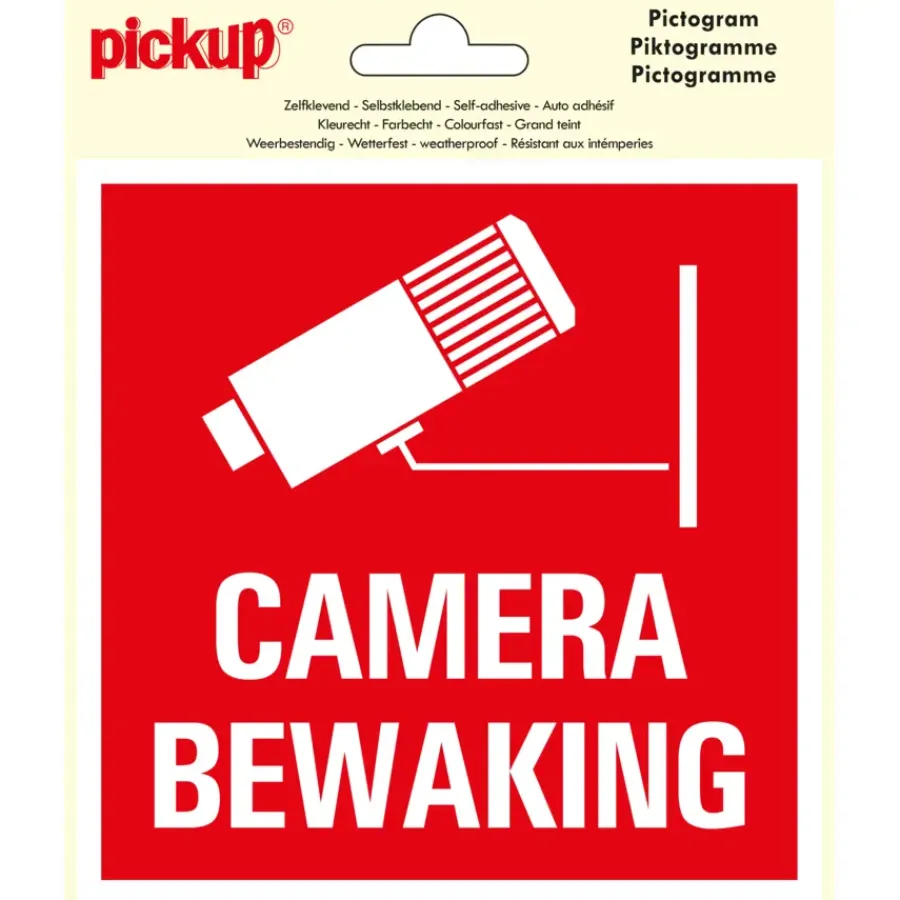 Pickup Pictogram Vinyl 15x15cm Camerabewaking
