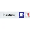 Geen Pickup sticker kantine 165x44 mm