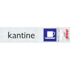 Geen Pickup sticker kantine 165x44 mm