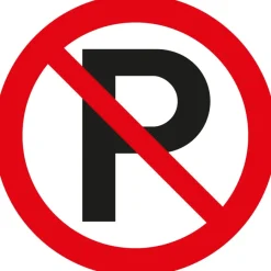 Geen Pickup verboden te parkeren 300 mm