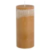 Geen Pilaar kaars stearine bruin - h15xd6,8cm