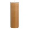Geen Pilaar kaars stearine bruin - h20xd6,8cm