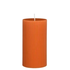 Geen Pilaar kaars terra - h13xd7cm