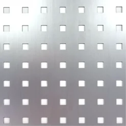 Geen Plaat aluminium mat zilver vierkant 500x250x0.8mm