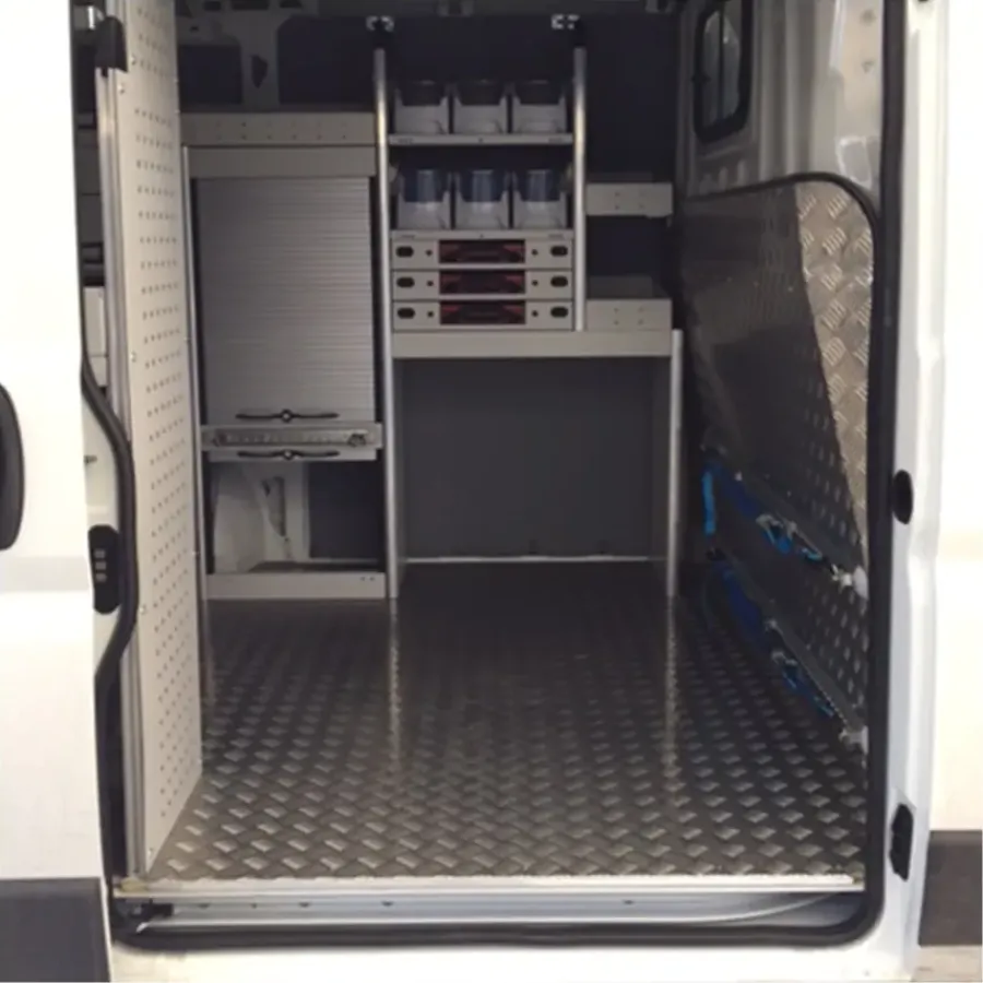 Geen Plaat aluminium traan 500x250x1.5mm