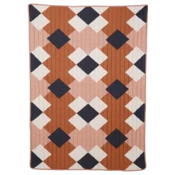 Geen Plaid bruin folklore - l180xb130cm
