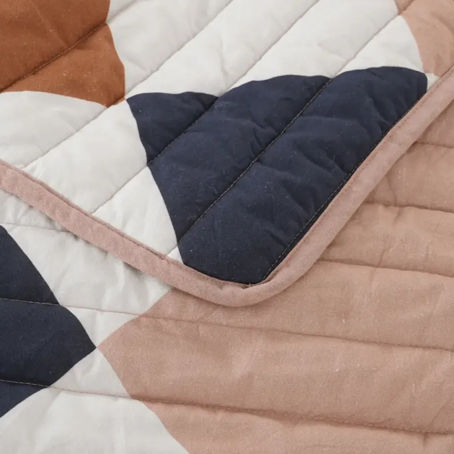 Geen Plaid bruin folklore - l180xb130cm