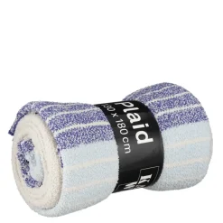 Geen Plaid streep l.blauw - l180xb130cm