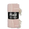 Geen Plaid streep l.roze - l180xb130cm
