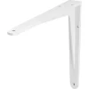 Plankdrager model 13 mat wit aluminium 20x25 cm