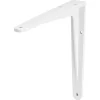 Plankdrager model 13 wit aluminium 17,5x20 cm