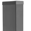 Giardino Profielpaal rechthoek antraciet 6 x 12 cm, lengte 150 cm