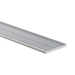 Geen Profiel plat aluminium brut 20x2x1000mm