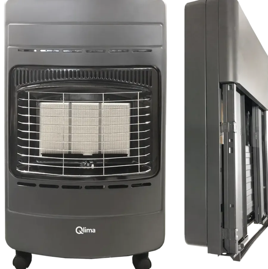 Qlima Gasrolkachel GH342 RV zwart