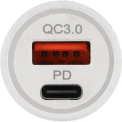 Q-Link autolader QC+PD 20W wit