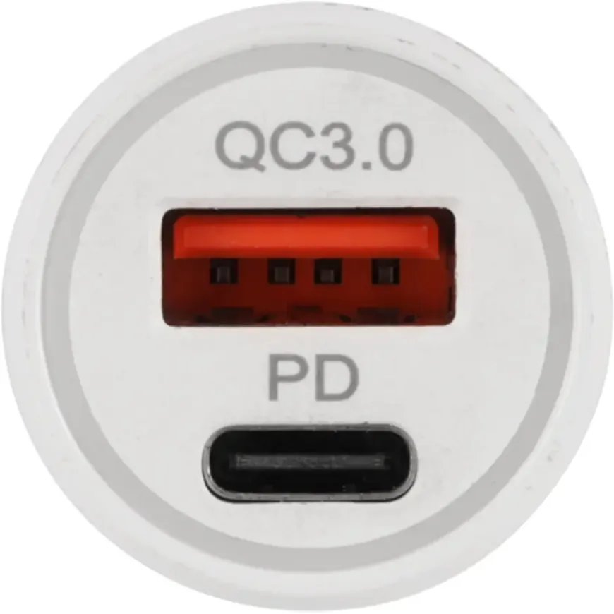 Q-Link autolader QC+PD 20W wit