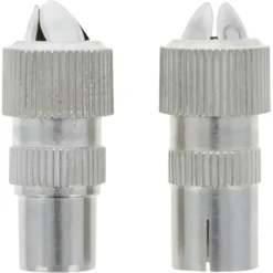 Q-Link coac stekker metaal recht male/female