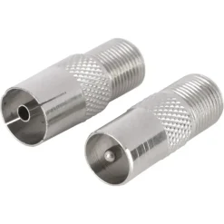 Q-Link coax adapter 1 male/FCON 1 female/FCON buitendraad