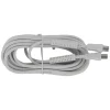 Q-Link coax kabel 3CV2 HF 5 meter stekker recht wit