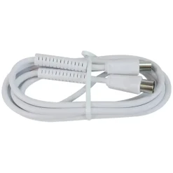 Q-Link coax kabel 3CV2 HF stekker 1 meter rechtwit