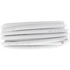 Q-Link coax kabel 10 meter wit kabelkeur