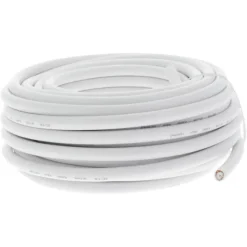 Q-Link coax kabel 10 meter wit kabelkeur