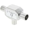 Q-Link coax splitter radio metaal 1 male/2 female
