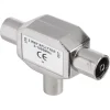 Q-Link coax splitter radio metaal 1 male/2 female
