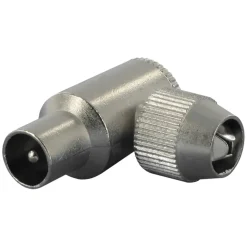 Q-Link coax stekker haaks male