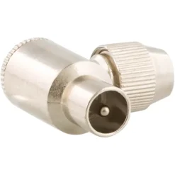 Q-Link coax stekker haaks male