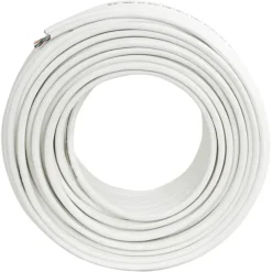 Q-Link coax/utp kabel RG6 25 meter wit