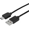 Q-link datakabel 2.0 USB-A MA type-C 1.5 meter zwart