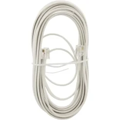 Q-Link telefoon aansluitsnoer modulair 2RJ11 plug 5 meter wit