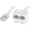 Q-Link telefoon splitter modulair ADSL wit