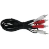 Q-Link tulp kabel 2RCA/2RCA male-male 1.5 meter rood/wit