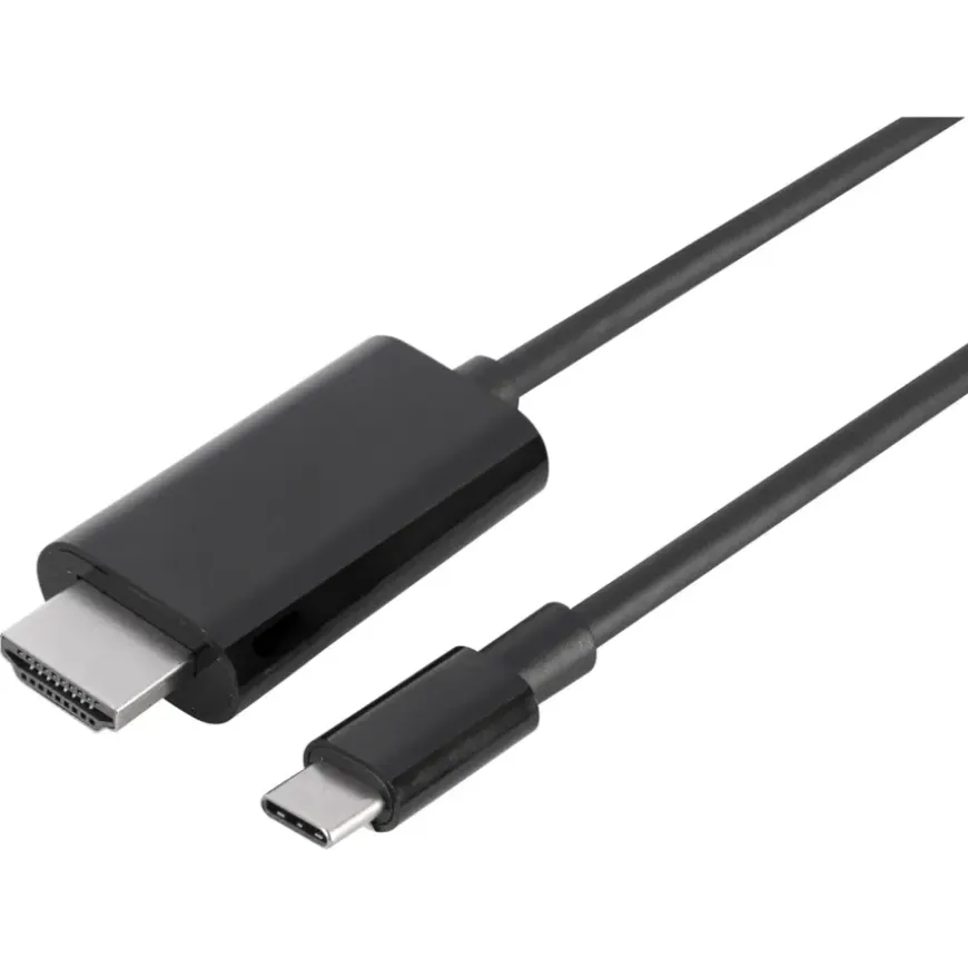 Q-link USB-C naar HDMI kabel 2 meter zwart
